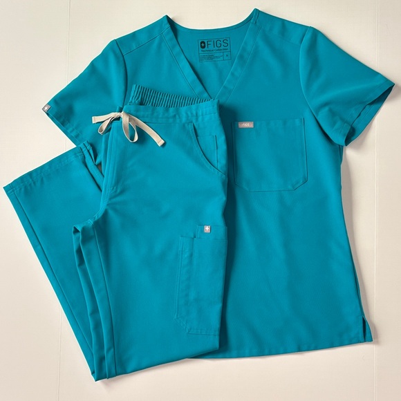 Figs Other - Figs Teal Caterina and Yola S/S Set